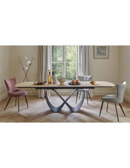 TOPAZE - Chaise tissu