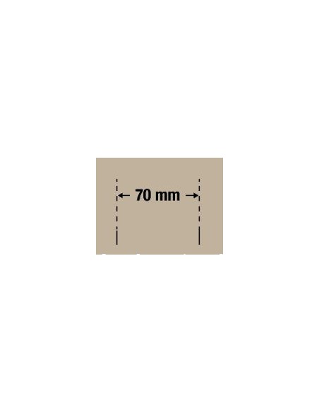 Jeu de 4 pieds cylindriques - Diam 7cm - Haut 20 cm