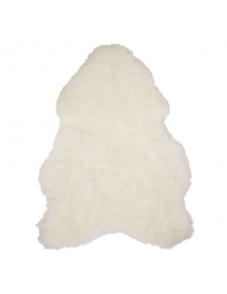MARS - Peau de mouton Islande rasé blanc 110 cm