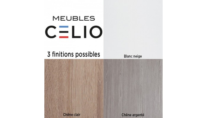 MULTY - Chevets 2 tiroirs CELIO