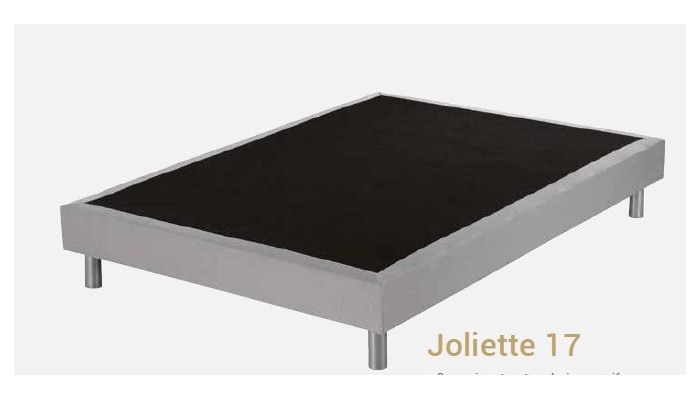JOLIETTE - Sommier tapissier tissus déco 17 cm