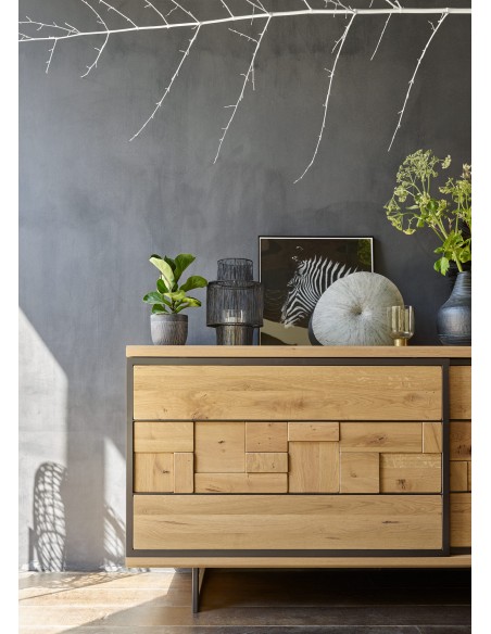 PRIMA : Enfilade 2 portes coulissantes 170 cm