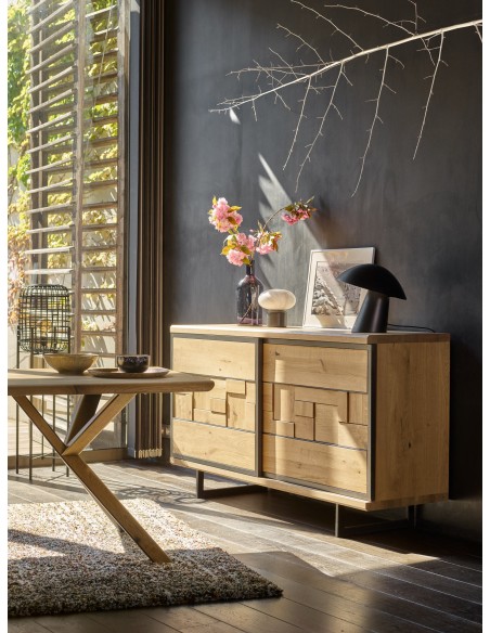 PRIMA : Enfilade 2 portes coulissantes 170 cm