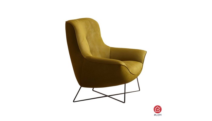 RICO - Fauteuil design en tissu