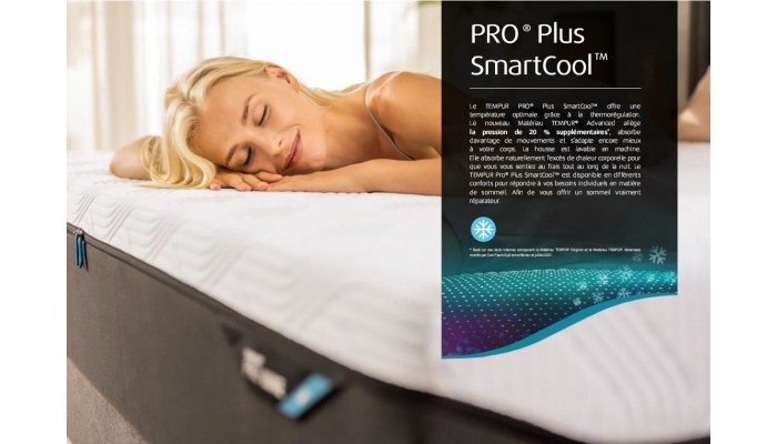 TEMPUR - MATELAS Pro Plus SmartCool 25 cm