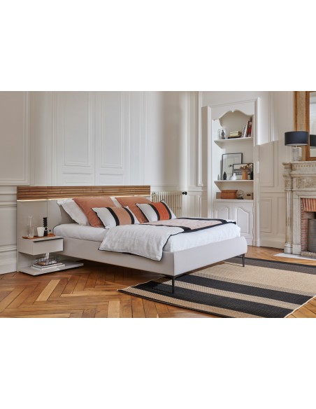 TOSCANE - Chevets attenants bicolores (la paire) CELIO