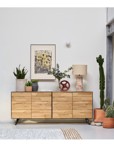 CAPLA : Enfilade 4 portes bois
