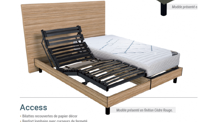 SOMMIER DE RELAXATION TIMBO ACCES DECOR BOIS