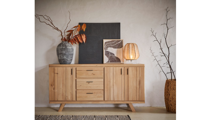 HAVANE : Enfilade 4 Portes 1 Tiroir