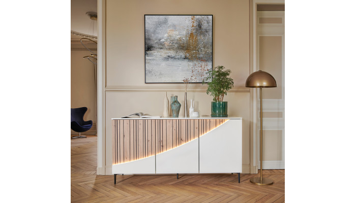 TOPAZE : Buffet Celio 3 portes largeur 170 cm
